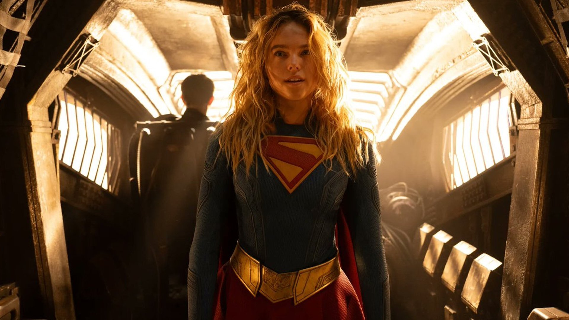 Milly Alcock as Kara in a still from 'Supergirl.'